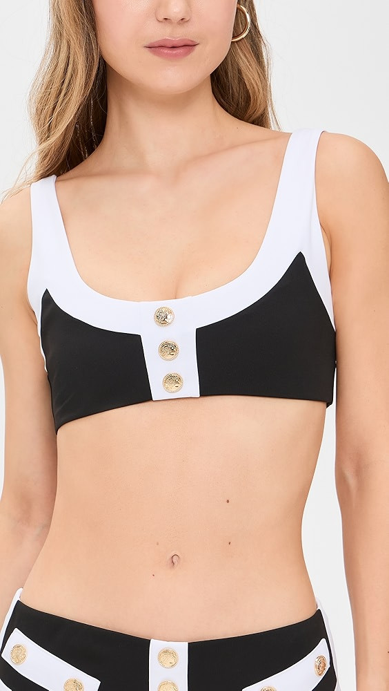 CAROLINE CONSTAS Sailor Bikini Top | Shopbop | Shopbop