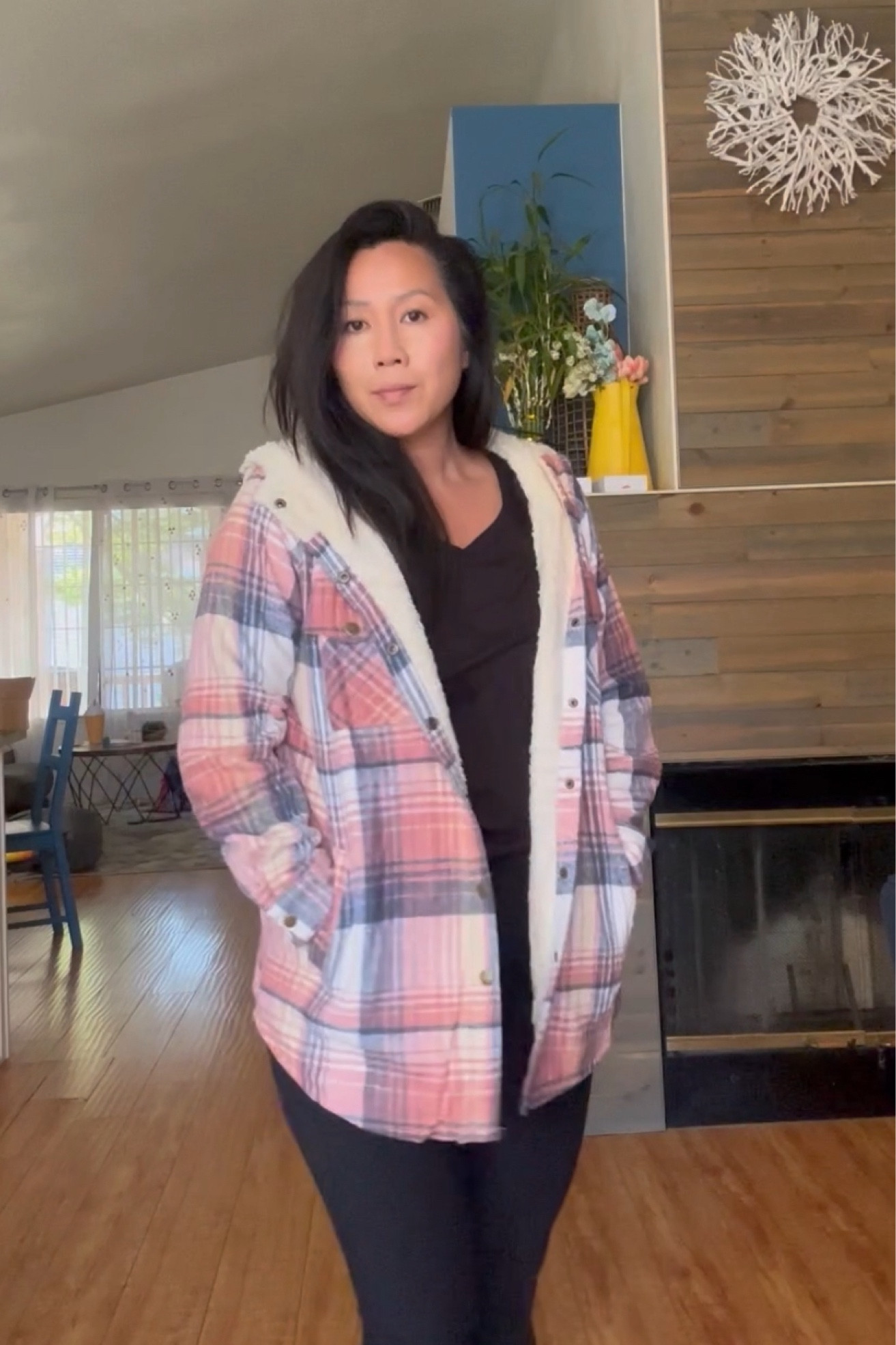 Fur lining flannel jacket 

#LTKFallSale #LTKOver40 #LTKSeasonal