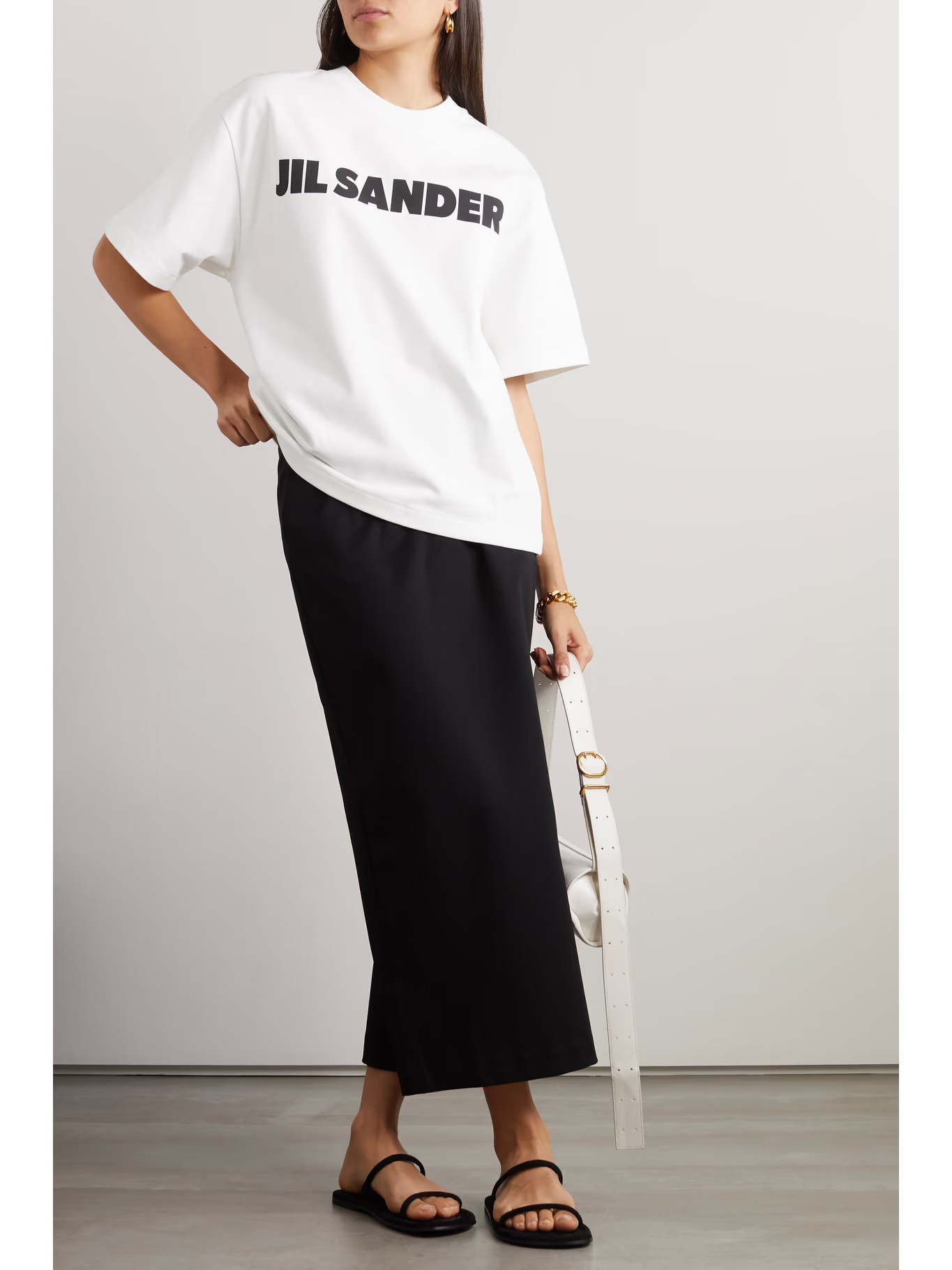 Printed cotton-jersey T-shirt | NET-A-PORTER (US)