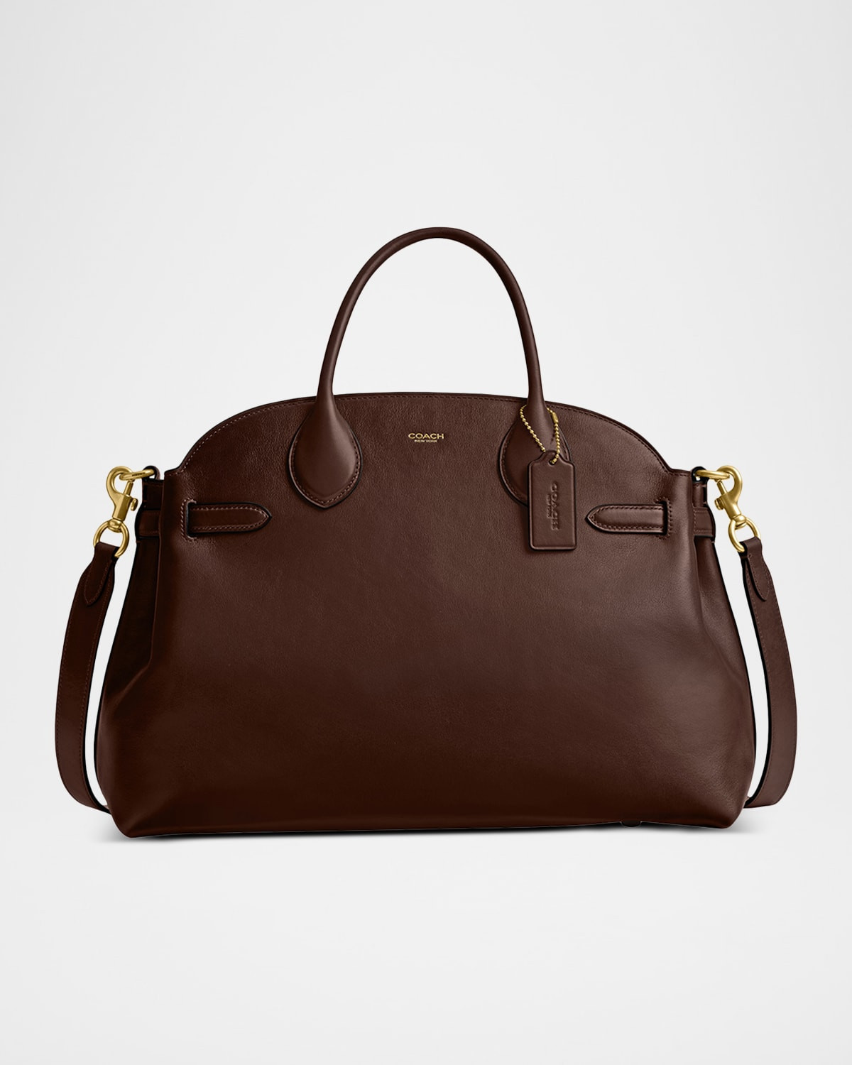 Empire 40 Carryall Leather Top-Handle Bag | Neiman Marcus