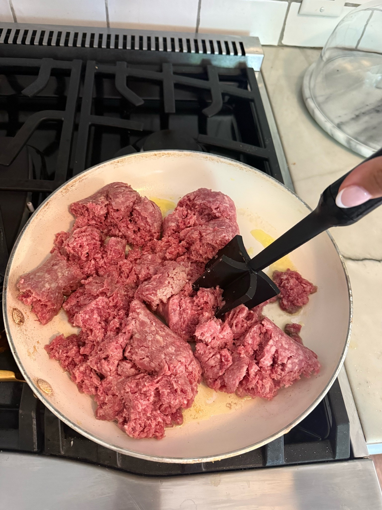 Meat grinder stick