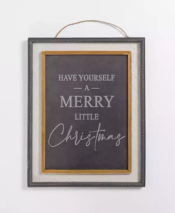 ON SALE - Another cute sign! I’m researching a few to switch out my hanging pics with holiday ones.  


#christmas #christmassign #under20 #budgetfriendly #salefinds #christmasdecor #kirklands 

#LTKSaleAlert #LTKHome #LTKHoliday #LTKFindsUnder50