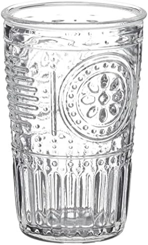 Bormioli Rocco - Romantic - Set of 6 Glasses - 30.5cl - Clear Glass - 8 x 8 x 12.5cm/3 x 3 x 5 in... | Amazon (US)