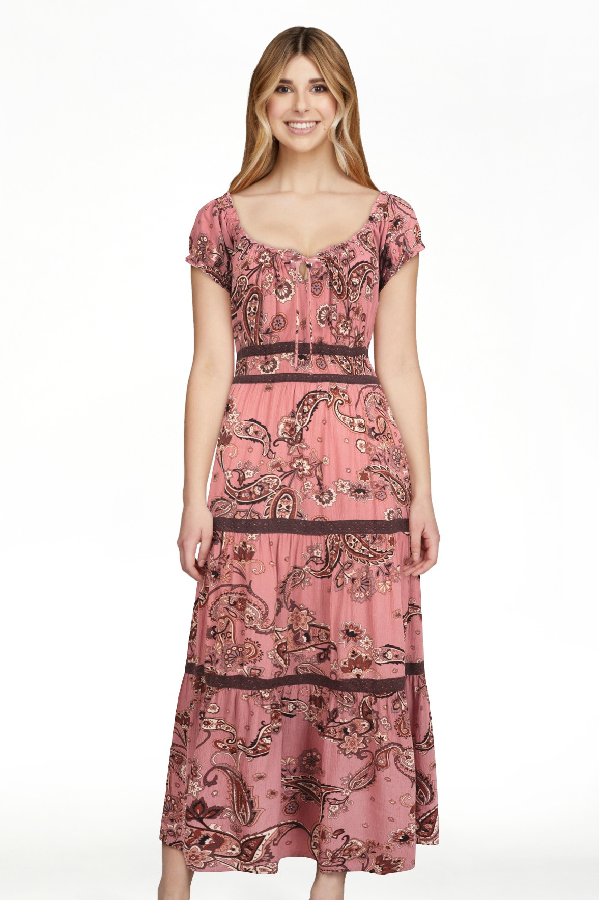 Jessica Simpson Women's Sienna Maxi Dress, Sizes XS-XL | Walmart (US)
