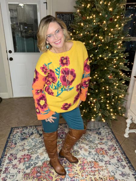 Gotta brighten things up in a dreary day! This Pioneer Woman sweater from WalMart comes in several colors and it’s so happy! 

#LTKSeasonal #LTKcurves