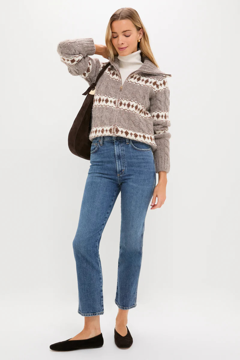 Striped Fair Isle Kinvara Cardigan | Tuckernuck (US)