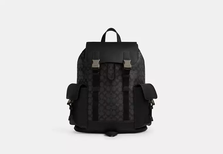 Clark Backpack In Signature Canvas | Coach Outlet CA