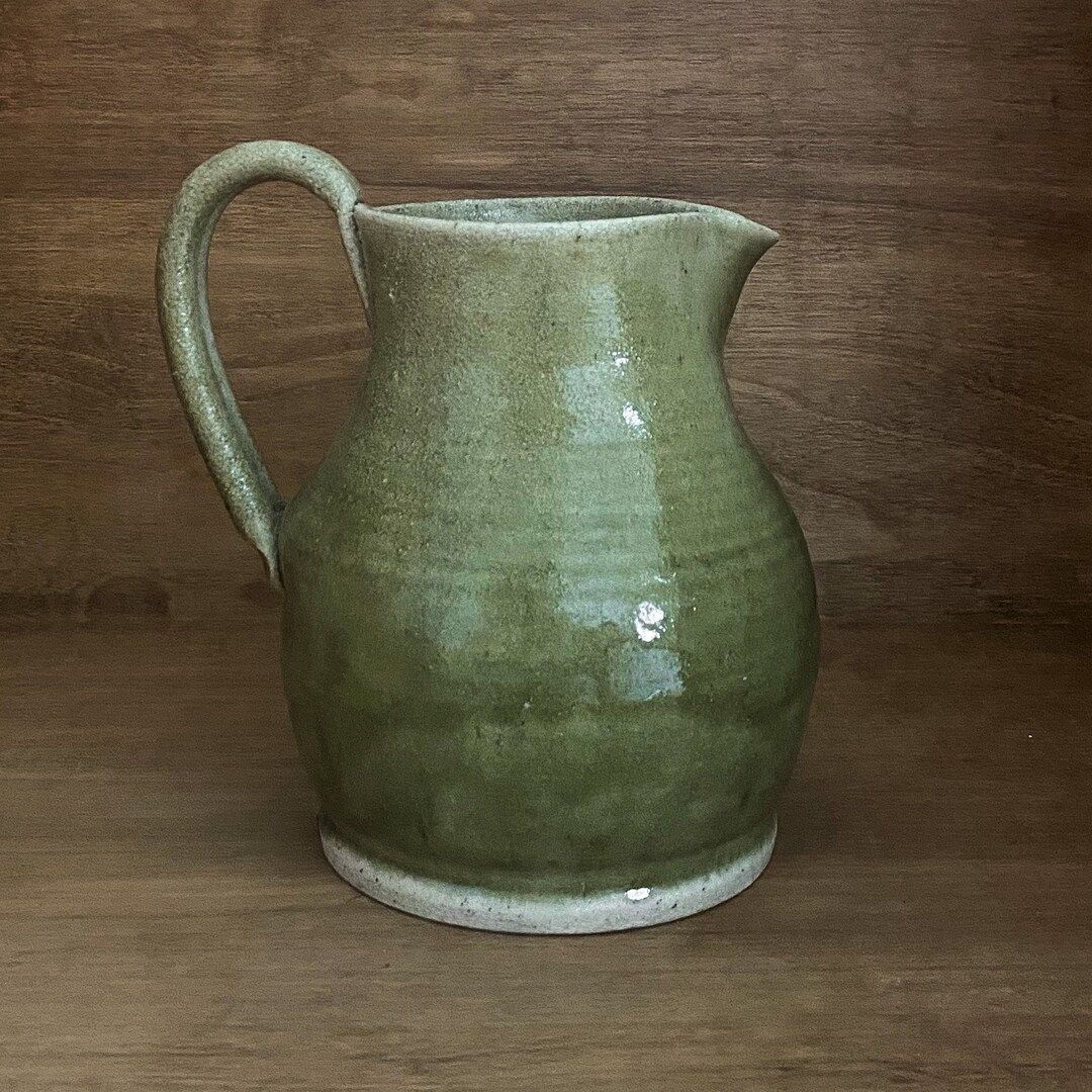 Green Ceramic Vase | Etsy (US)
