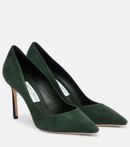 Romy 85 suede pumps | Mytheresa (US/CA)