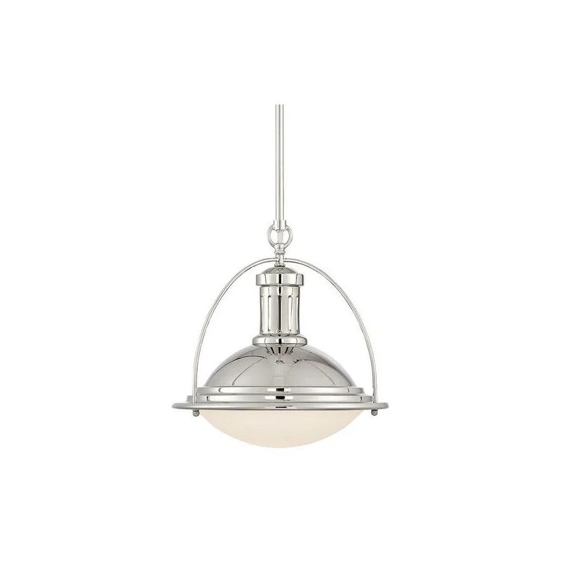 Savoy House 7-602-1 Vintage Pendants 1 Light 13" Wide Pendant Polished Nickel Indoor Lighting Pendan | Build.com, Inc.