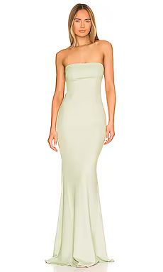Katie May Mary Kate Gown in Sage from Revolve.com | Revolve Clothing (Global)