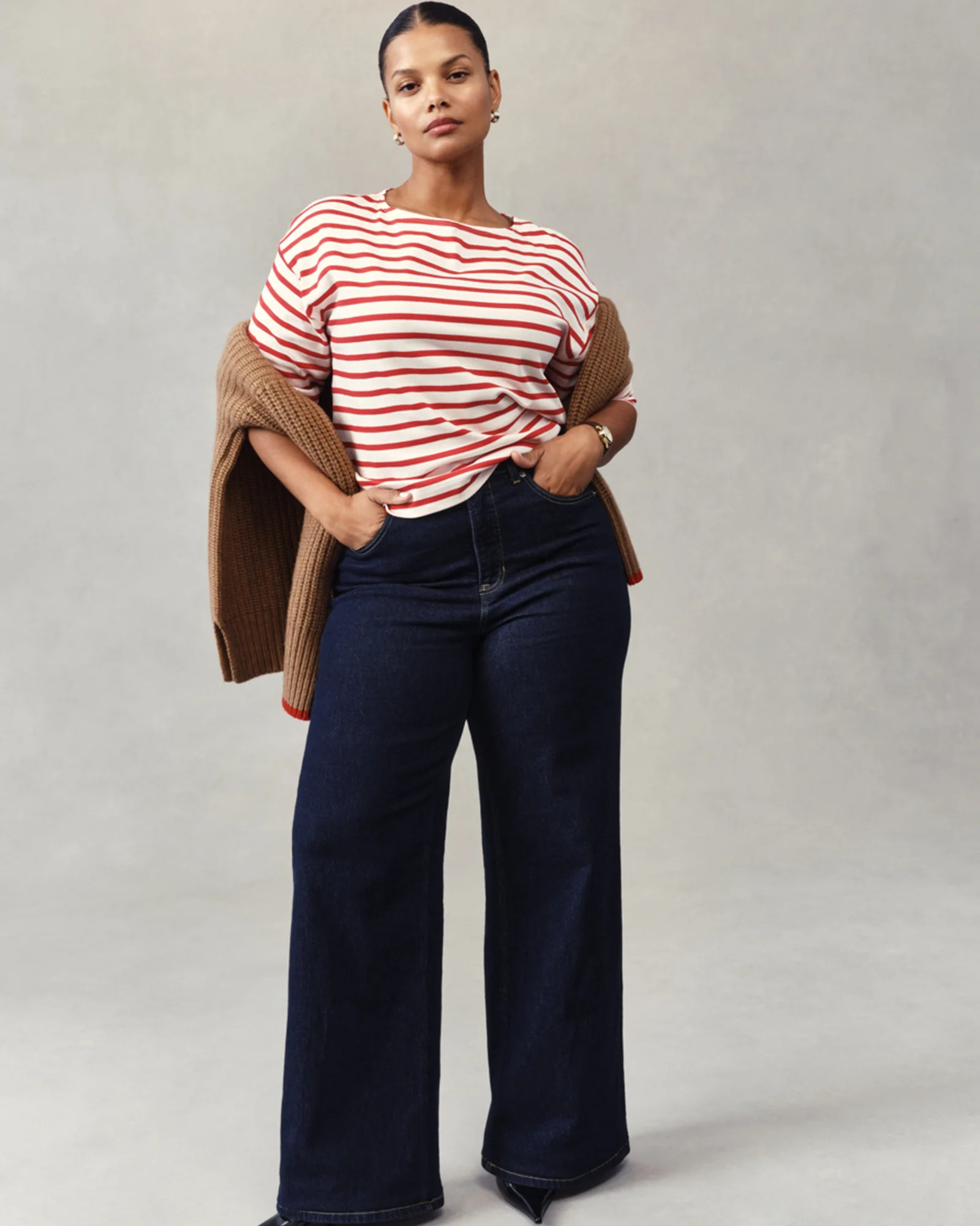 Shaping Wide Leg Jeans | 4-Way Stretch Denim | SPANX | Spanx