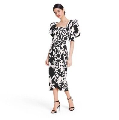 NWT Christopher John Rogers x Target black and white dress - size 4  | eBay | eBay US