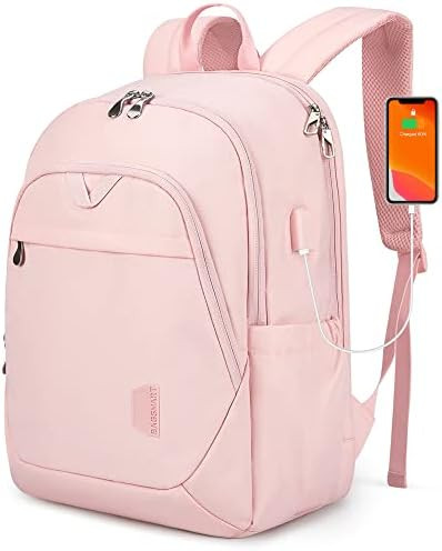 Amazon.com: Laptop Backpack for Women Travel Backpack BAGSMART 15.6 Inch Computer Back Pack with ... | Amazon (US)
