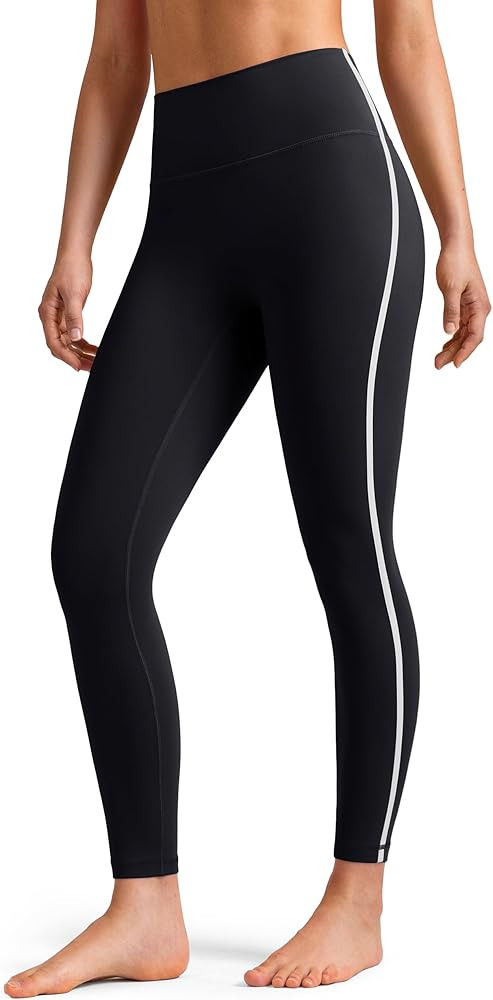 Colorfulkoala Women's Dreamlux No Front Seam High Waist Yoga Leggings with Contrast Trim 25" Inse... | Amazon (US)