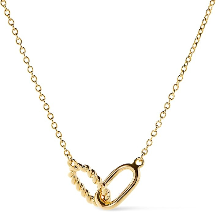 Ana Luisa Pendant Necklaces - 14K Gold Plated & Silver Rhodium Necklace - Pearl, Heart, Circle, M... | Amazon (US)