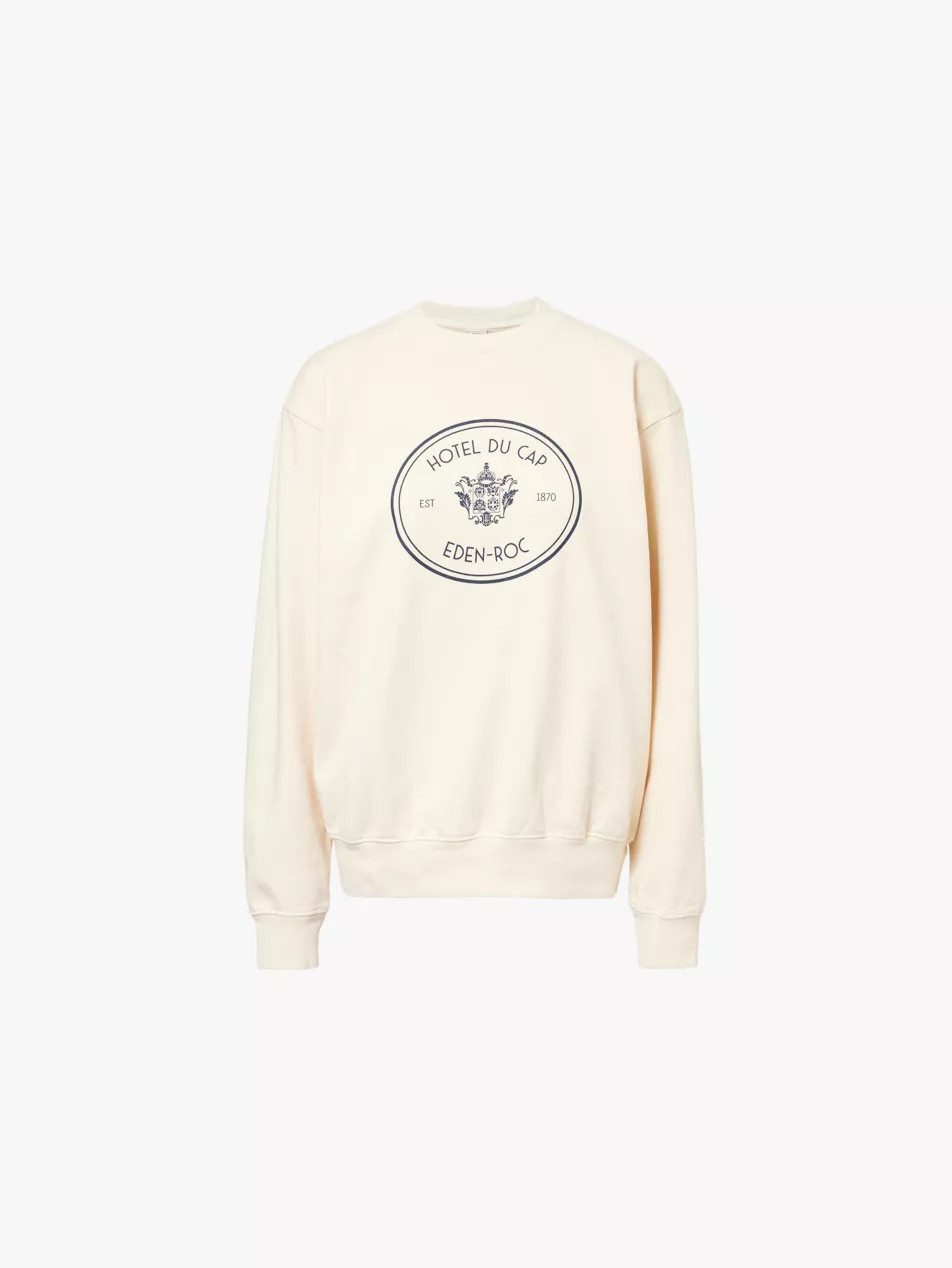 Eden Crest brand-print cotton-jersey sweatshirt | Selfridges