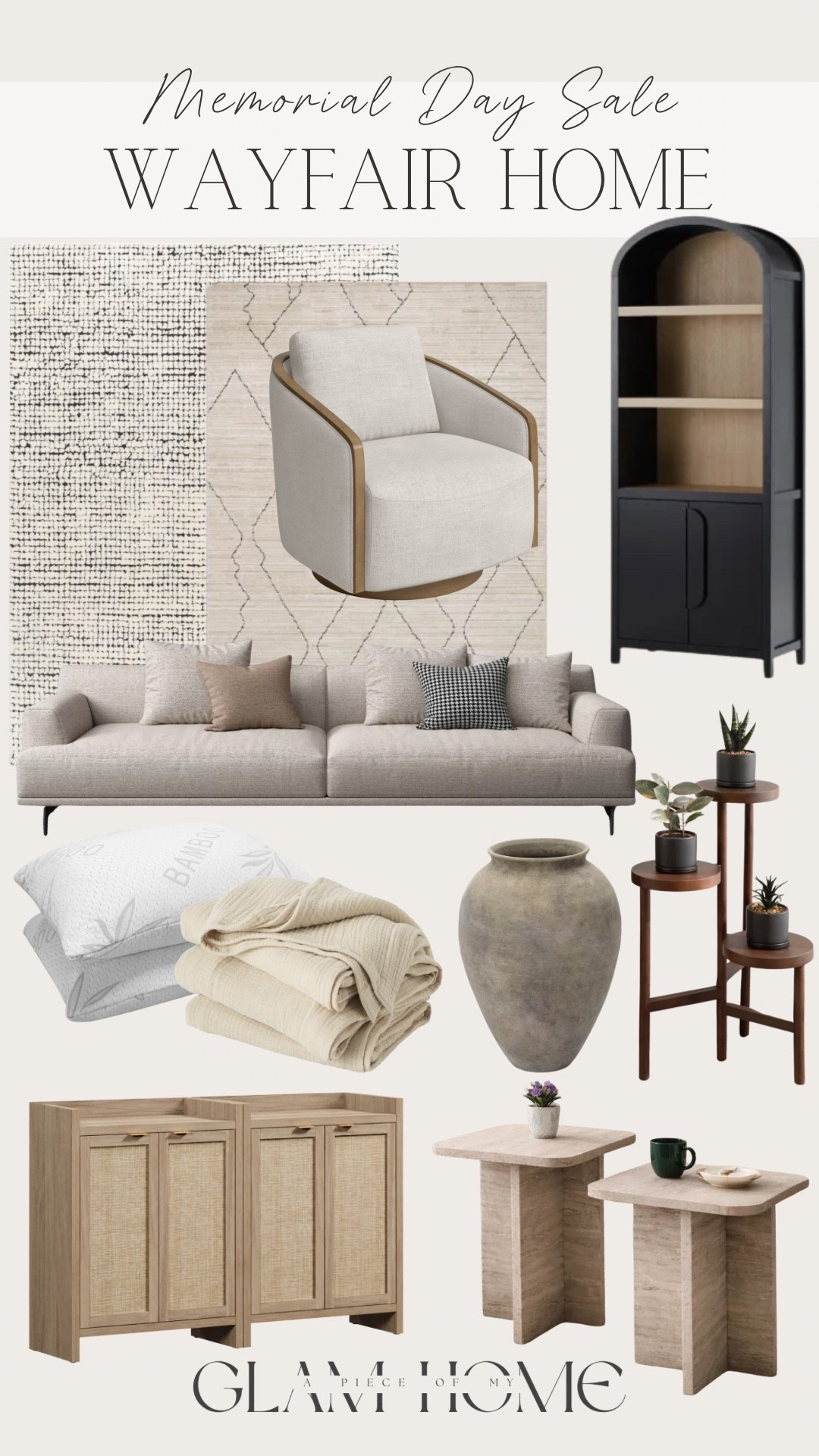 Wayfair Memorial Day sale, Wayfair home finds, Memorial Day deals, neutral home decor, cozy home finds, living room decor, bedroom refresh, home styling, designer inspired decor, affordable home decor, modern farmhouse decor, coastal home decor, aesthetic home finds, kitchen decor, entryway styling, home organization, furniture finds, accent chairs, coffee table decor, throw pillows, rugs and lighting, timeless home decor, spring home refresh, summer home styling, budget friendly decor, Wayfair furniture, home essentials, curated home finds

#LTKHome #LTKSeasonal #LTKSaleAlert