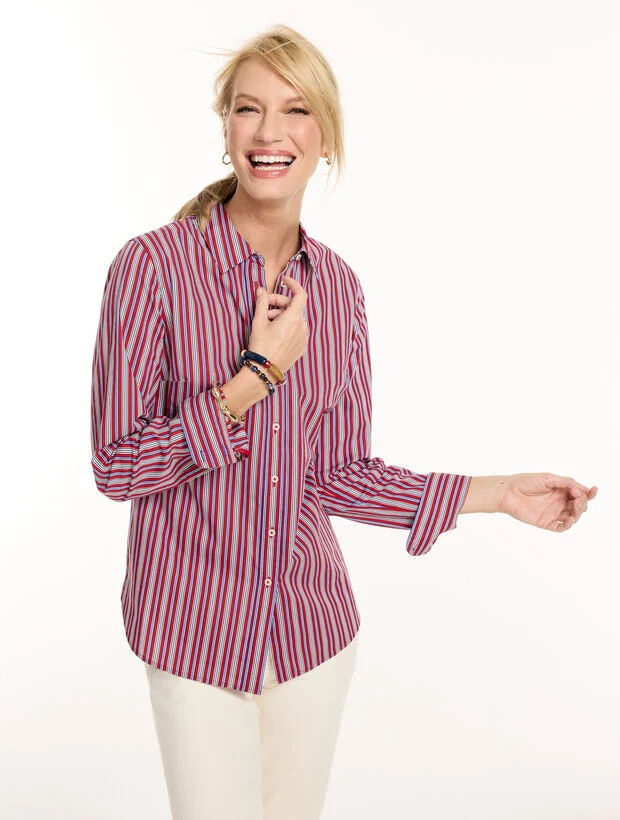 Modern Classic Shirt - Dolly Stripe | Talbots