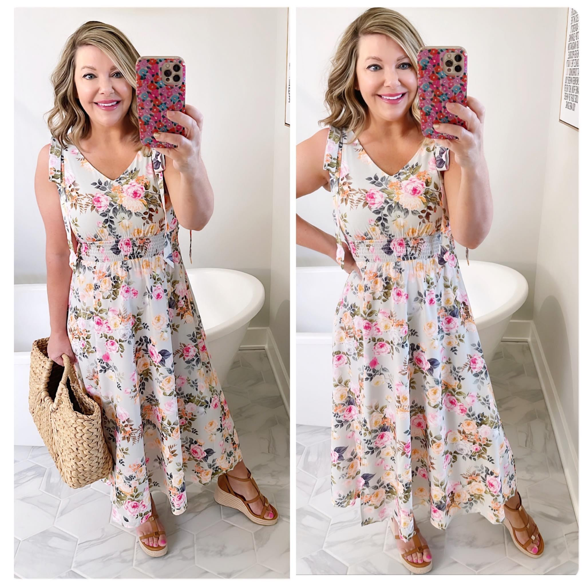 Another cute dress sent by GraceKarin whom is known for very pretty and quality dresses! 

I posted one earlier today so scroll back if you missed it! 

I’m wearing a small here, ￼the band ￼above the waist is stretchy. Also, they’re are cute little non-functional ties at the shoulder. If you do not like them, you could probably cut them off too!! This comes in 2 other colors as well! 

Use code: E855GNEG at checkout for 30% OFF! 

Xo, Brooke

#LTKstyletip #LTKGiftGuide #LTKsalealert