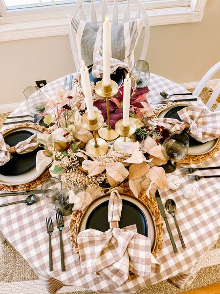 Neutral thanksgiving table setting! #thanksgiving 

#LTKhome #LTKHoliday #LTKSeasonal