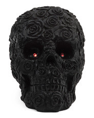 7.25in Led Textured Skull Decor | TJ Maxx