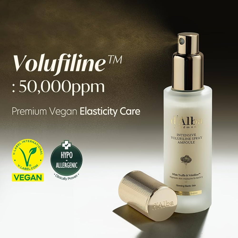 Amazon.com: d'alba Piedmont Intensive Vegan Volufiline Spray Ampoule, Milky Spray Serum, Skin Fir... | Amazon (US)
