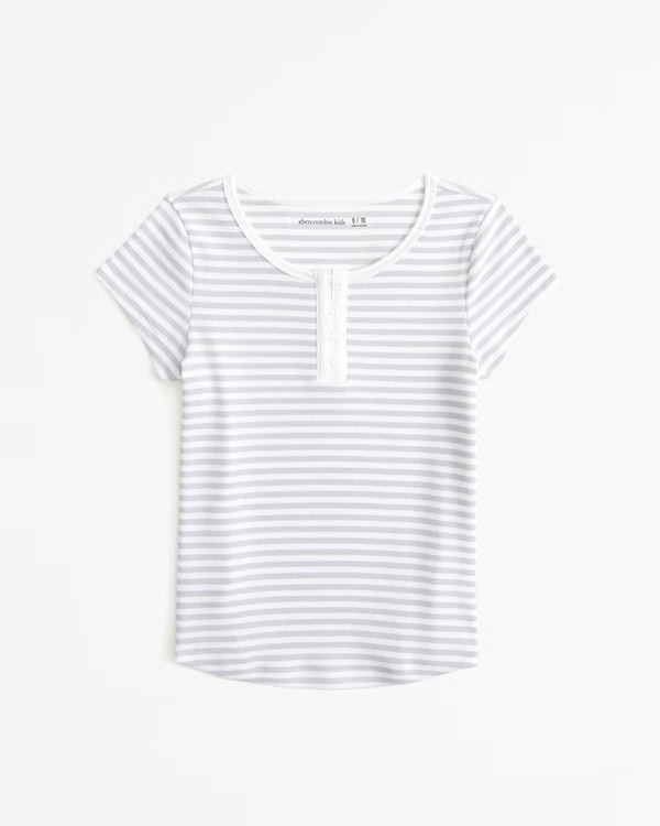 essential pattern henley tee | Abercrombie & Fitch (US)