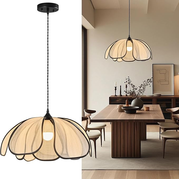 Boho Chandelier, Hand-Woven Abaca Hanging Large Pendant Ligh Fixtures for Hallway Entryway Kitche... | Amazon (US)