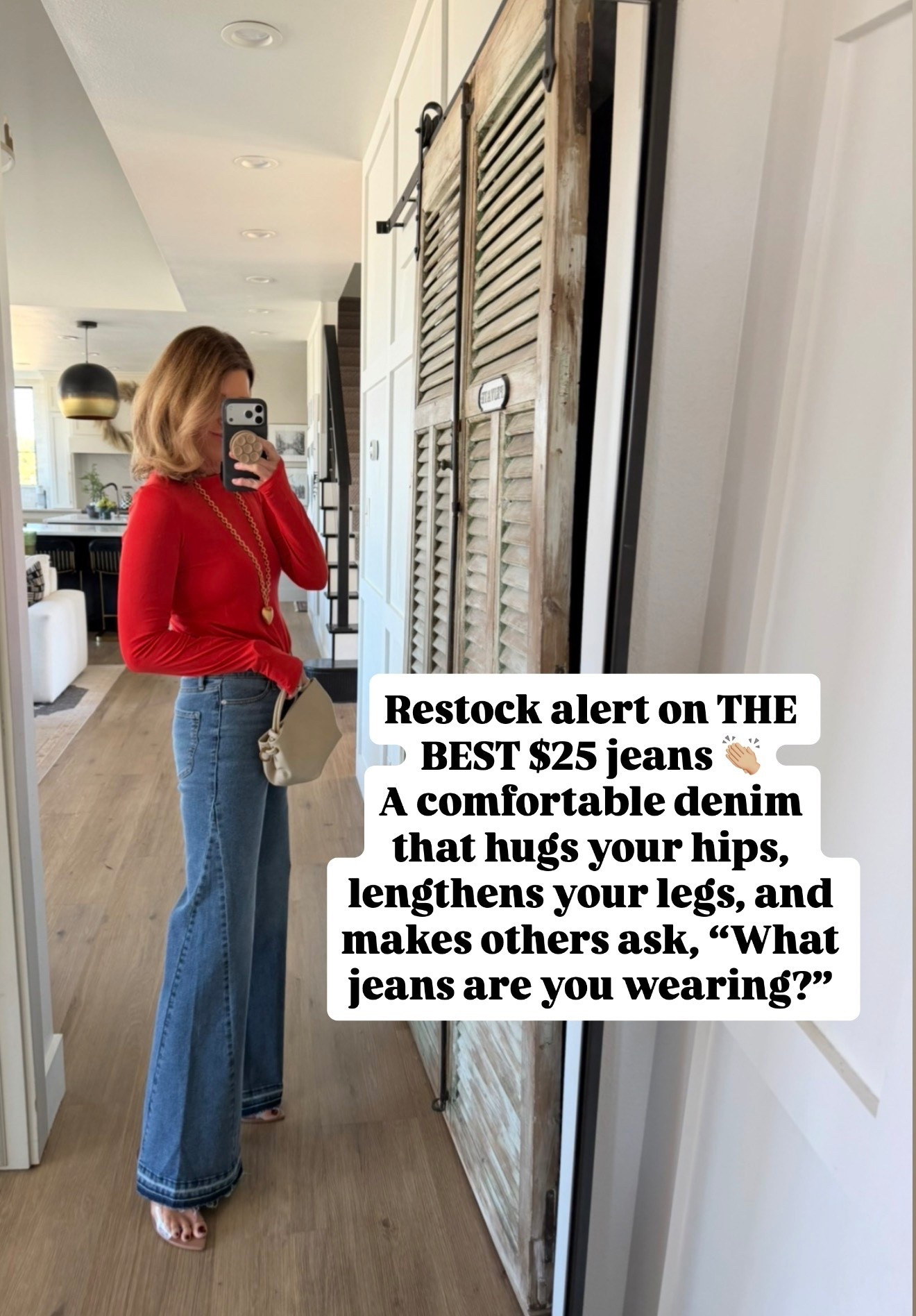 I’m 5’6 wearing a 4 regular. They do have a little stretch. Get your true size or if between sizes, size down. So good 

#LTKOver40