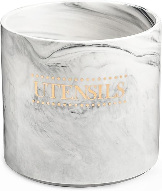 Kitchen Utensil Holder, Extra Large Porcelain Utensil Holder for Countertop, Modern Cermic Utensi... | Amazon (US)