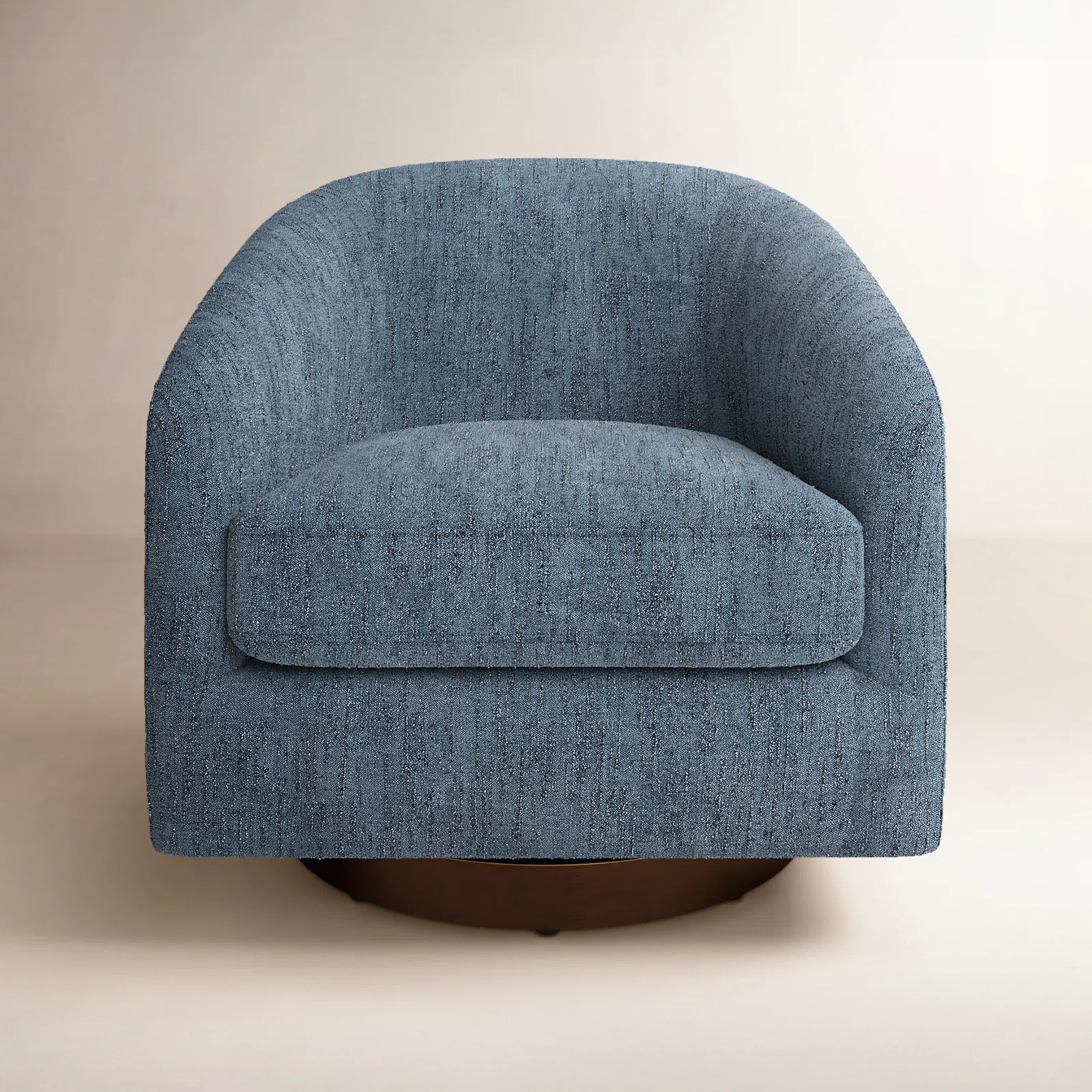 Bennett Upholstered Swivel Barrel Chair | Wayfair North America