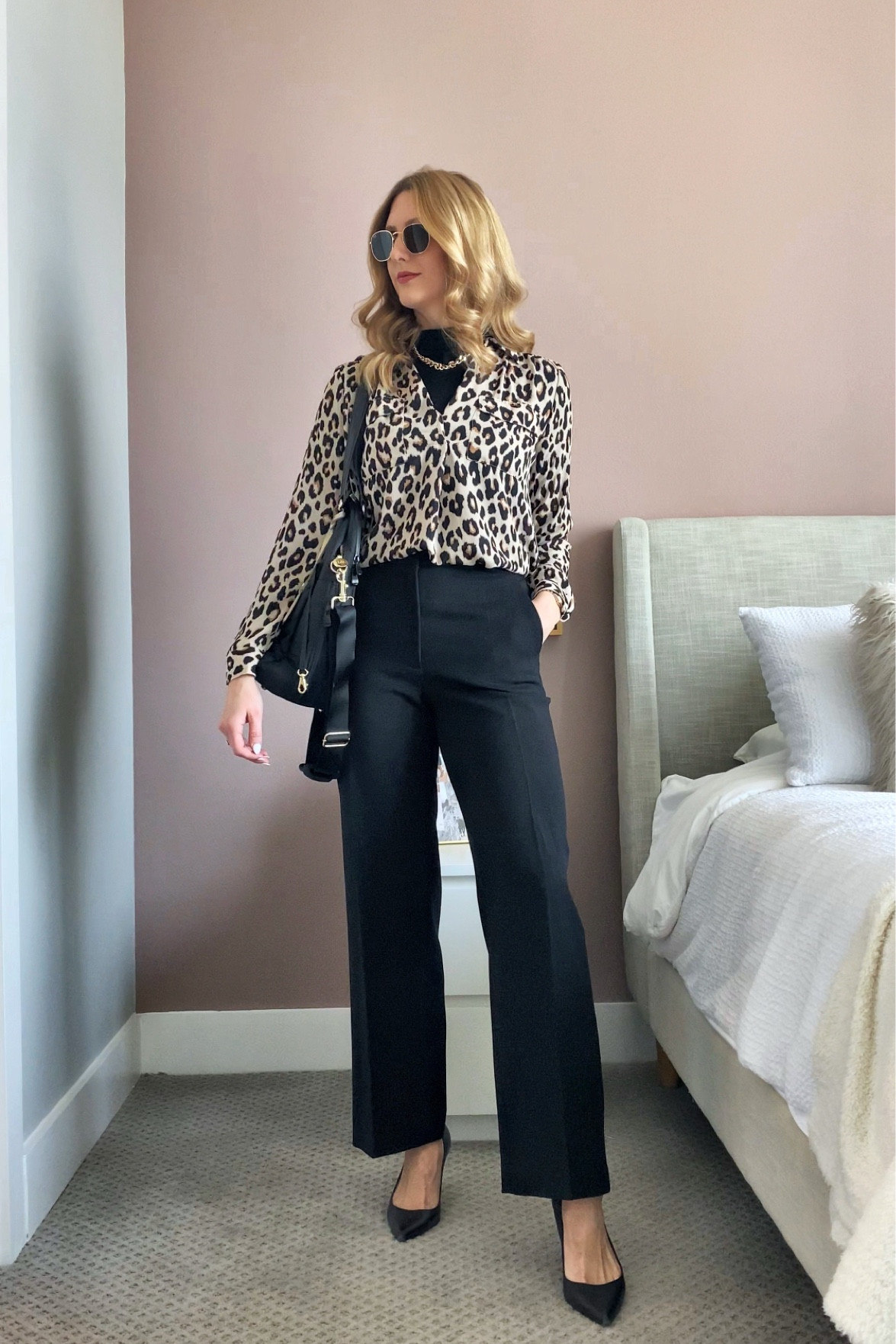 Work outfit idea. I love a blouse paired over a simple turtleneck!  #trousers #abercrombie #work #style 

#LTKunder100 #LTKworkwear #LTKstyletip