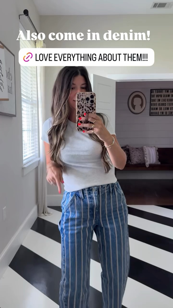 denim cargo pants!

#LTKootd #LTKOver40 #LTKPetite