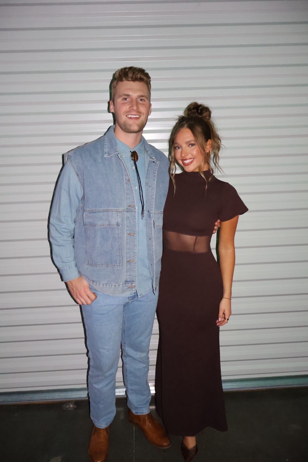 Dress is from ASOS! Wearing a size 4 and it fit perfect! So comfortable and affordable 