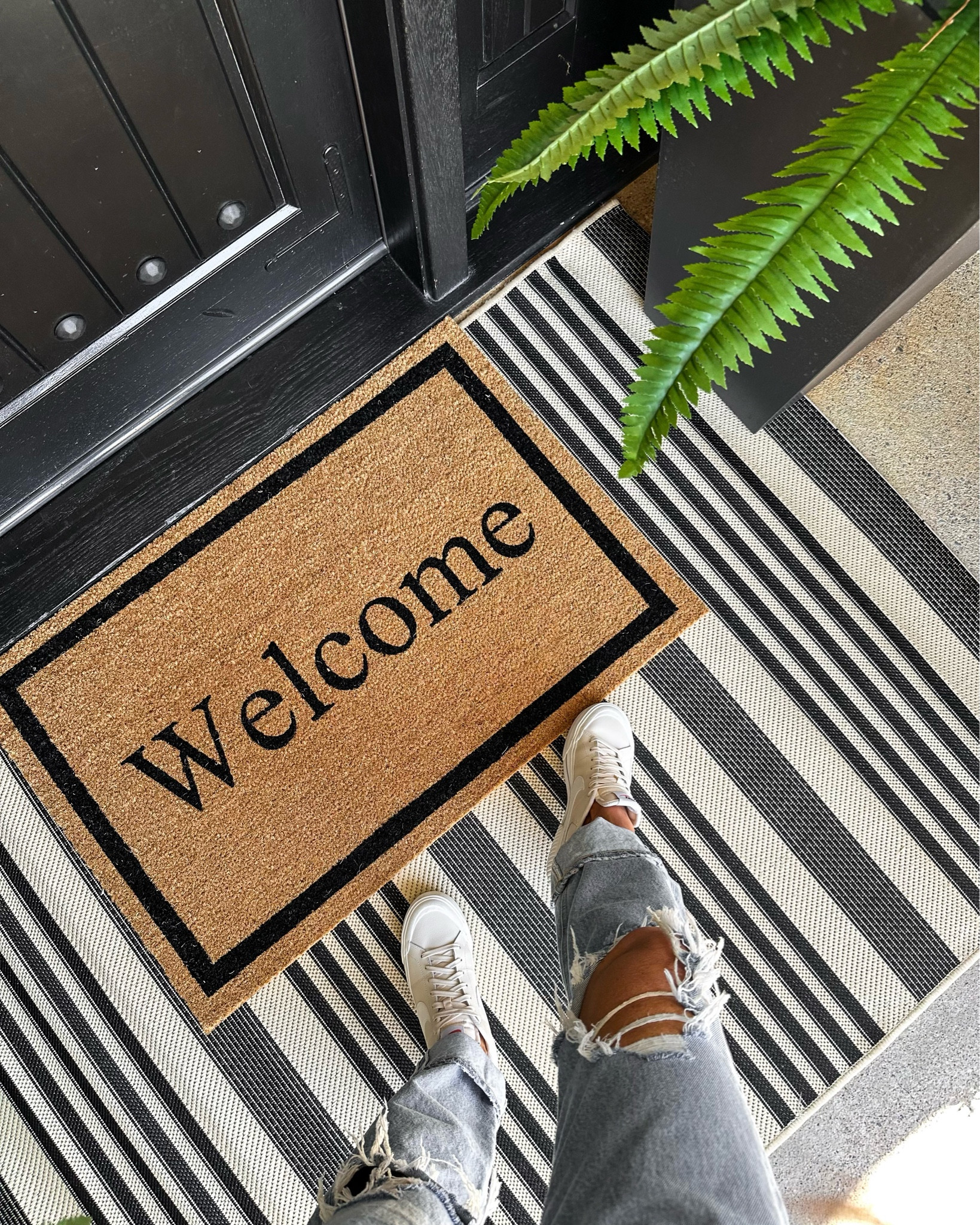 Front porch redo…all Amazon
Hello all faux plants🙌🏻 so over buying new plants for this space! I absolutely love it!! I have these topiaries at my Flag house as well…the best size and they stay beautiful!
Front door refresh, front patio porch decor 

#LTKSeasonal #LTKHome #LTKStyleTip