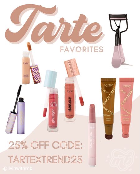 My Tarte favorites. I use these products almost every single day. 

Use code: TARTEXTREND25 for 25% off your purchase. *Exclusions apply

#tartepartner

#LTKbeauty #LTKFind #LTKsalealert