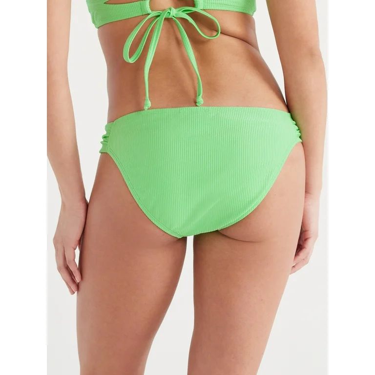 Jessica Simpson Women's Mid Rise Hipster Bikini Bottoms, Sizes XS-XXL | Walmart (US)