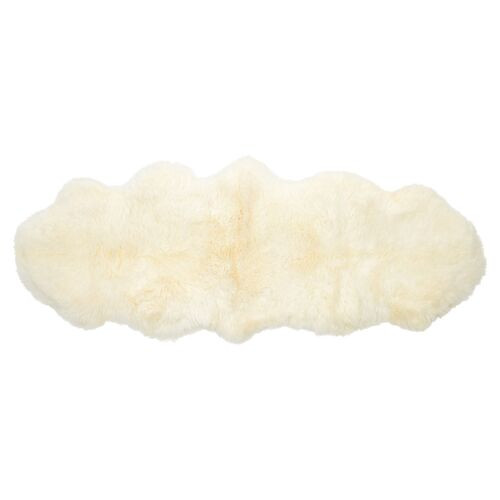 Sheepskin Rug, Ivory | One Kings Lane