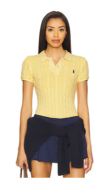 Polo Ralph Lauren Short Sleeve Polo in Fall Yellow from Revolve.com | Revolve Clothing (Global)