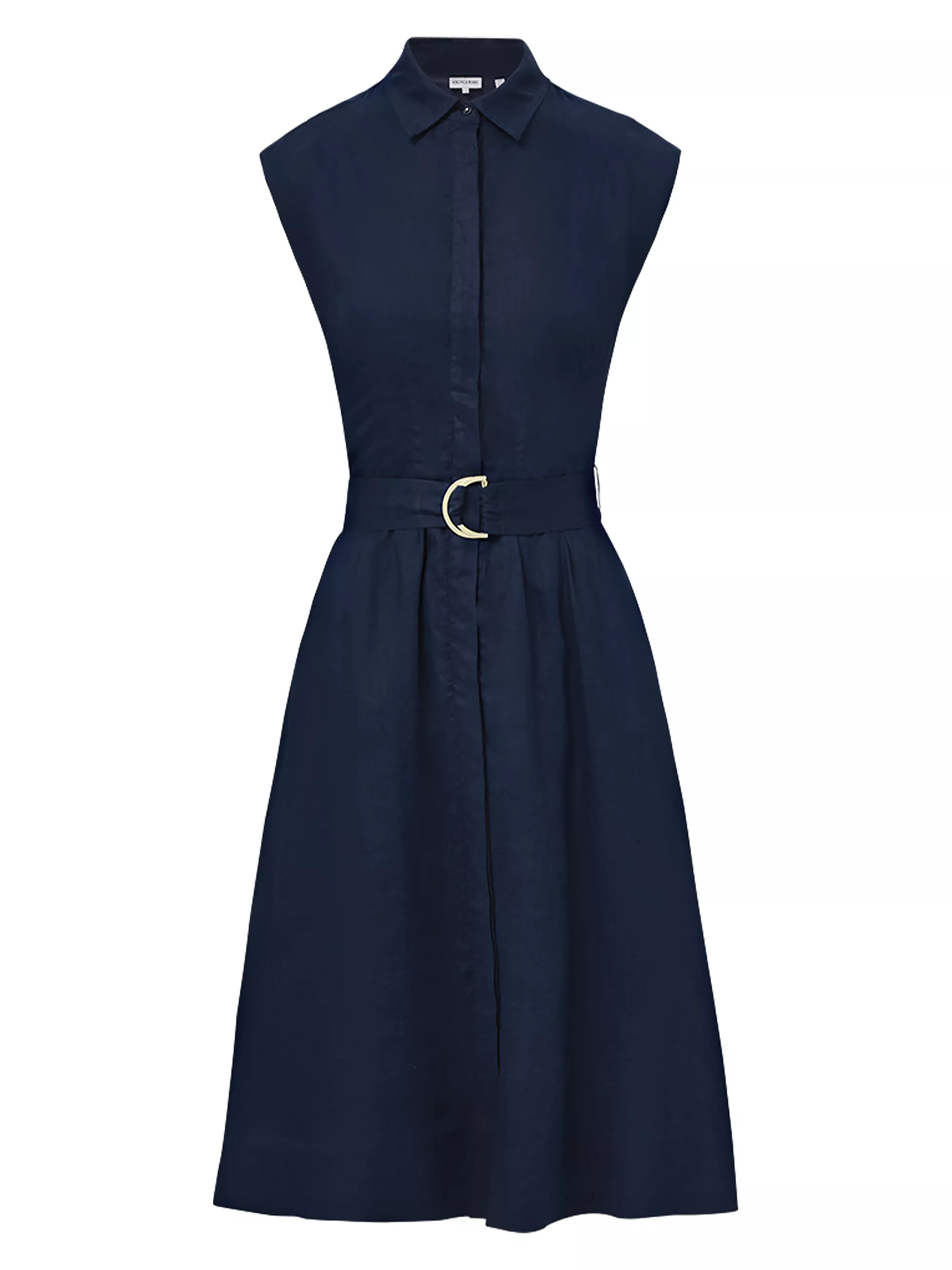 Loreta Linen Belted Midi-Shirtdress | Saks Fifth Avenue