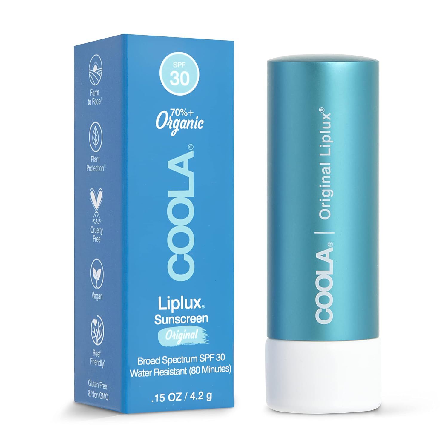 COOLA Organic Liplux Sunscreen Lip Balm | Amazon (US)