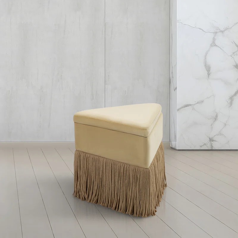 House of Hampton® Keyia Velvet Ottoman / Stool | Wayfair | Wayfair North America