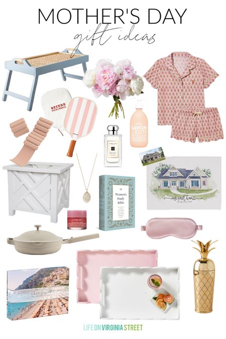 Mother’s Day gift ideas for all the women in your life! Includes a sweet cane gray for breakfast in bed, a linen puff sleeve top, scalloped trays, women’s study bible, lip balm, pickleball paddle set, peonies, chippendale planter, luxury citrus soap, pineapple cocktail shaker, Italian puzzle, the best cologne and more! See more ideas here: https://lifeonvirginiastreet.com/mothers-day-gift-ideas/

#ltkhome #ltksalealert #ltkstyletip #ltkbeauty #ltkfamily #ltkseasonal #ltkover40 #ltkstyletip #ltkgiftguide #LTKMothersDay

#LTKfindsunder50 #LTKGiftGuide #LTKSeasonal