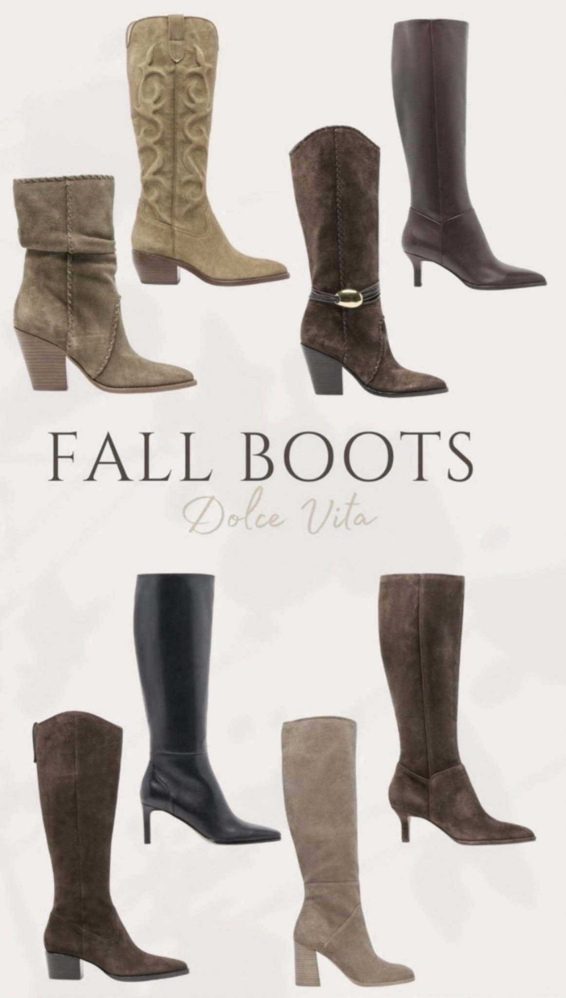 #fall #boots #dolcevita #fallboots #suede #chocolatebrown #thanksgiving #holidays #expressobrown #brown #gift 

#LTKStyleTip #LTKSeasonal #LTKShoeCrush

#LTKShoeCrush #LTKActive #LTKU

#LTKGiftGuide #LTKHoliday #LTKParties

#LTKootd #LTKvlog #LTKCyberWeek