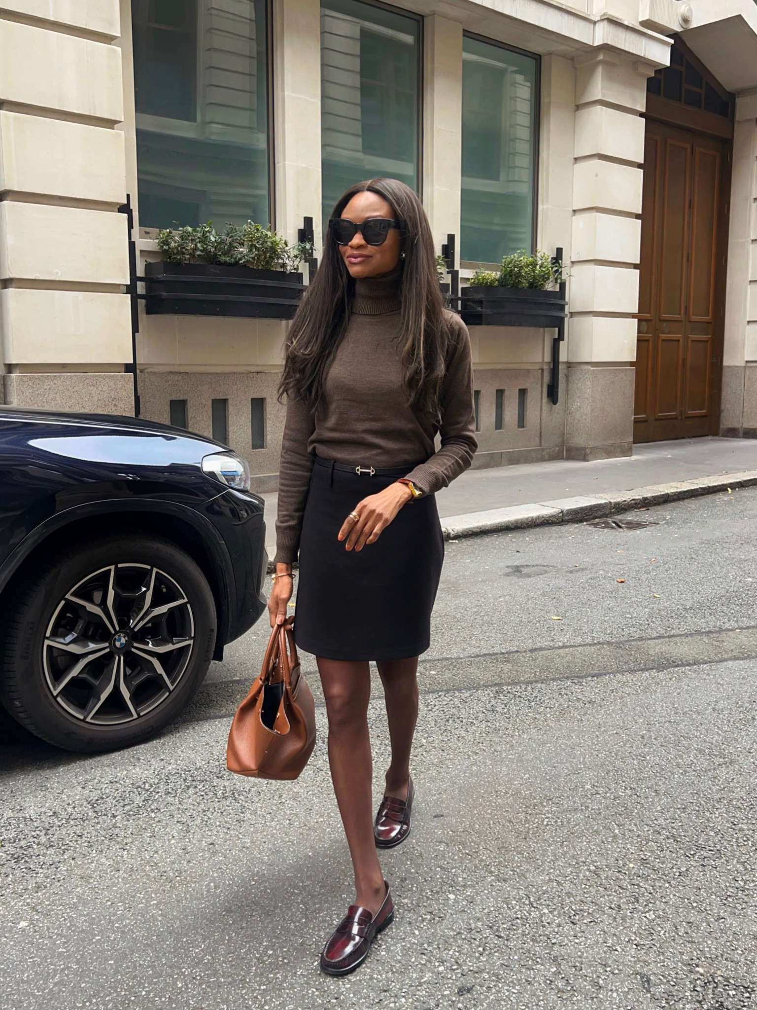 Autumn work outfit , brown loafers , burgundy shoes , brown knitwear 

#LTKSeasonal #LTKeurope #LTKworkwear