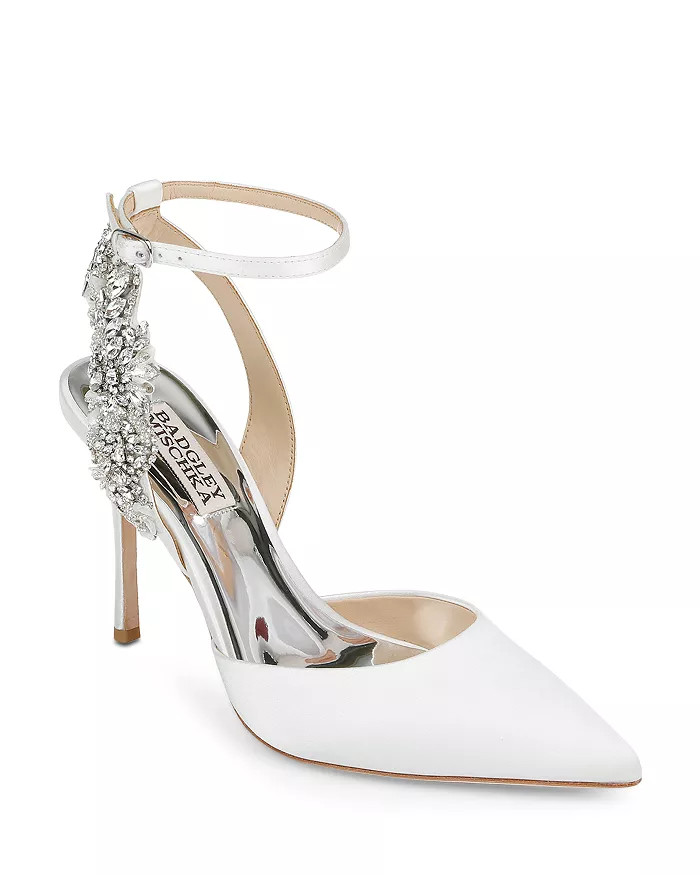 Women's Blanca Ankle Strap Embellished Pumps | Bloomingdale's (US)