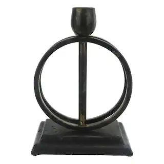 8" Antique Gold Circle Taper Candle Holder by Ashland® | Michaels | Michaels Stores