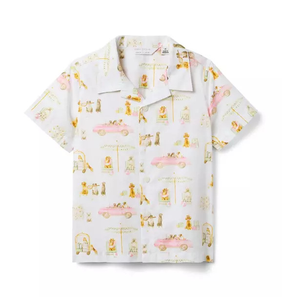 Gray Malin Dog Days Cabana Shirt | Janie and Jack