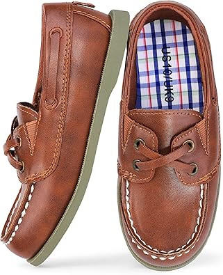 HOMEHOT Boys Dress Shoes Casual School Shoes Slip on Boys Loafers (Toddler/Little Kid/Big Kid) | Amazon (US)